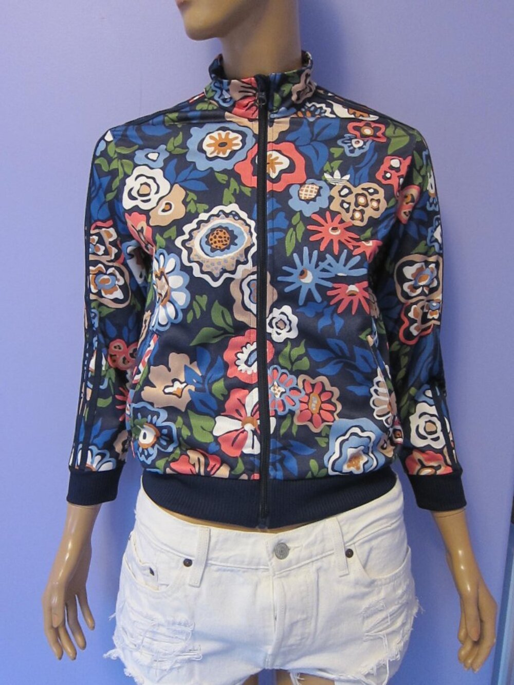 ADIDAS LIBERTY of LONDON FLORAL PRINT FIREBIRD TRACK JACKET NWT SIZE S
